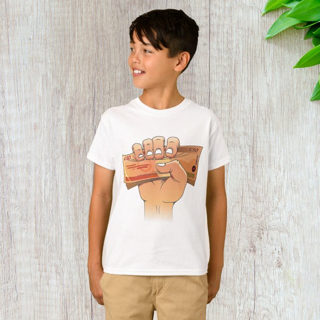 Camiseta Dinheiro na Mão (Criador carregado)
