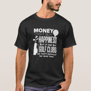 Camiseta Dinheiro Não Pode Comprar Felicidade Mas Golf Golf