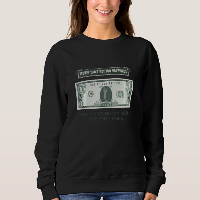 Camiseta Dinheiro Pode Comprar-Te Feliz Golfe Engraçado Gol (Frente)