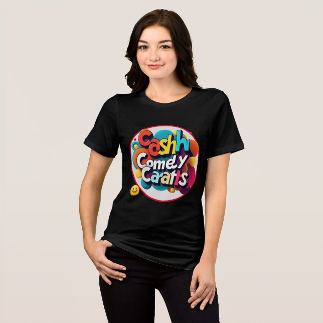 Camiseta "Dinheiro Ri Esmagador" (Frente Completa)