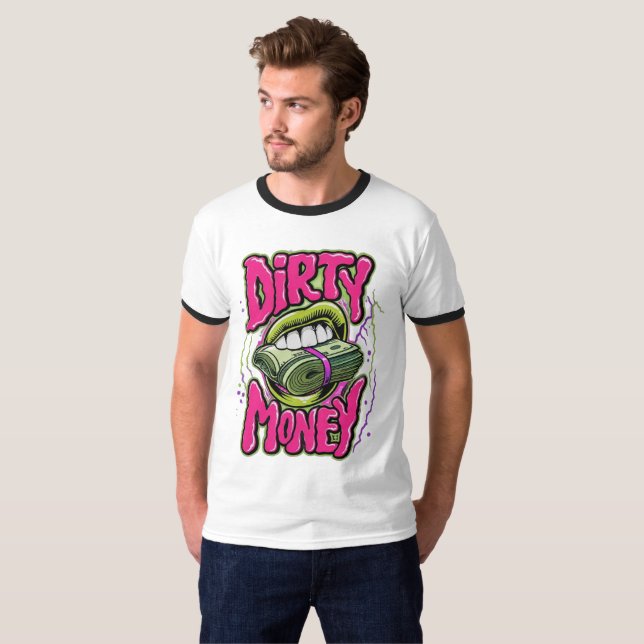 Camiseta Dinheiro Sujo (Frente Completa)