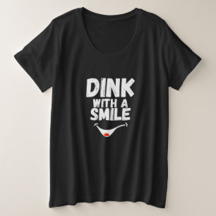 Camiseta Dink com um Sorriso Pickleball Mamãe   Ma