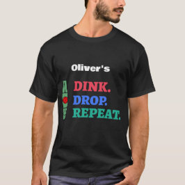 Camiseta DINK. DROP. REPITA. viciado em pickleball