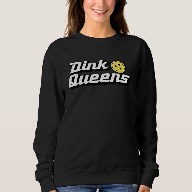 Camiseta Dink Queens  Cute Pickleball Team Pickle Ball Retr (Frente)