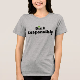 Camiseta Dink Responsável - Presente Engraçado de Picklebal