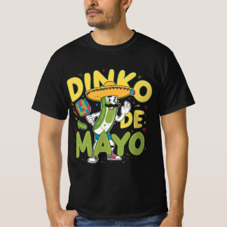 Camiseta Dinko De Mayo, Engraçado Cinco De Mayo Pickleball 