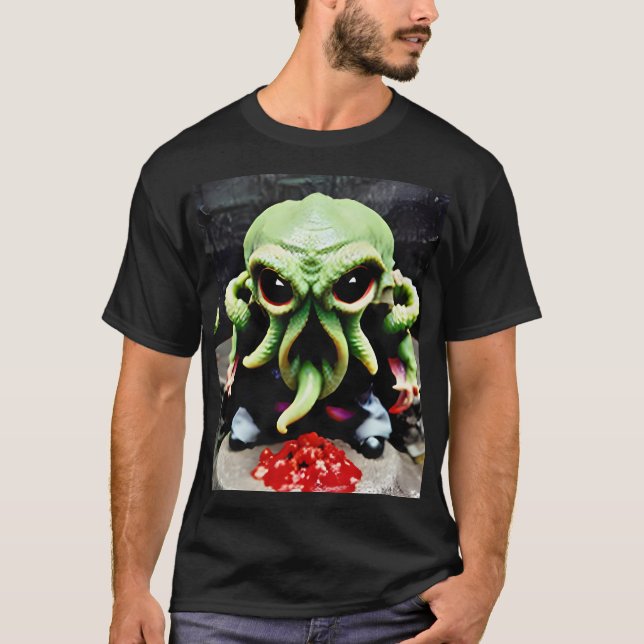 Camiseta Dinner with Cthulhu (Frente)