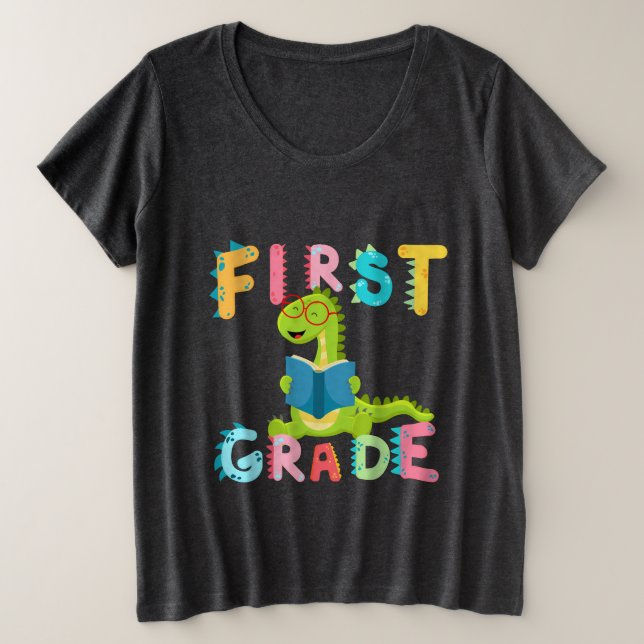 Camiseta Dino 1rua Escola de Professores da GRADE (Frente do Design)