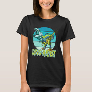 Camiseta Dino Artist Dinosaur Tyrannosaurus