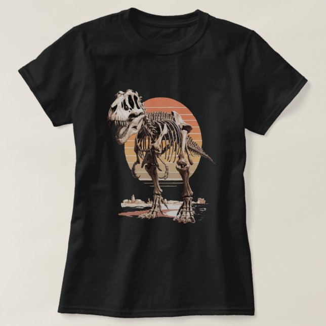 Camiseta Dino Bones (Frente do Design)