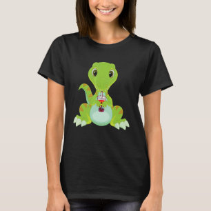 Camiseta Dino Bubble Tea Lgbt Orgulho gay Lgbt Sinalizador