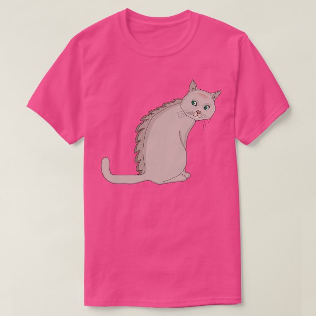 Camiseta Dino Cat (Frente do Design)