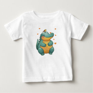 Camiseta Dino e amigos passarinhos