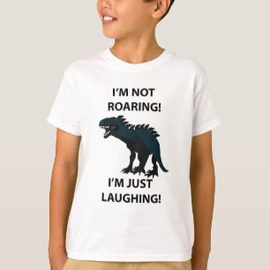 Camiseta Dino Eu Estou Só Rindo Engraçado