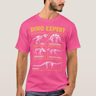 Camiseta Dino Expert Futuro Paleontólogo Dinossaur Fossil