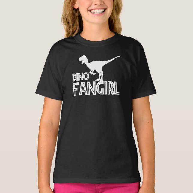 Camiseta Dino Fangirl - Lover do Dinossauro (Frente)