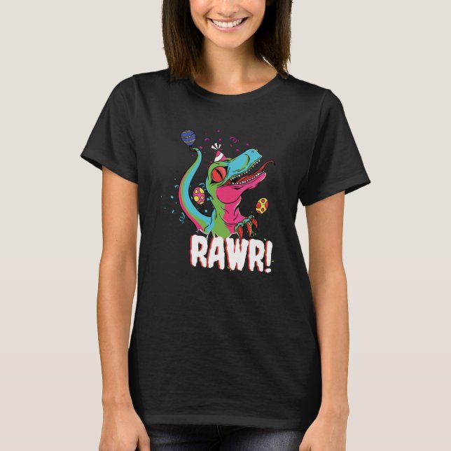 Camiseta Dino Festa de aniversário (Frente)