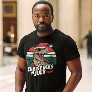 Camiseta Dino festivo em tons