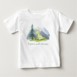 Camiseta Dino Fofo "Explore a Maravilha" criança
