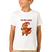 Camiseta Dino Kammli Super-Herói "Você é um Herói"