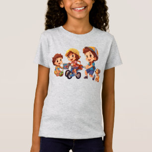 Camiseta Dino Kids Jogada - Divertida e confortáve