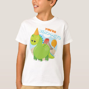 Camiseta DINO Kids'Hanes TAGLESS® T-Shirt
