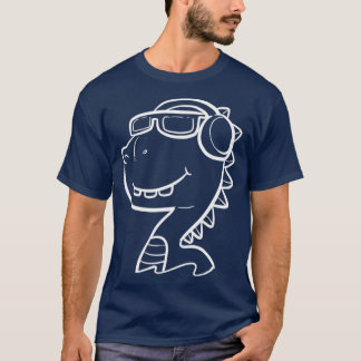 Camiseta Dino legal sem incomodar ou refrigerar pessoa pres