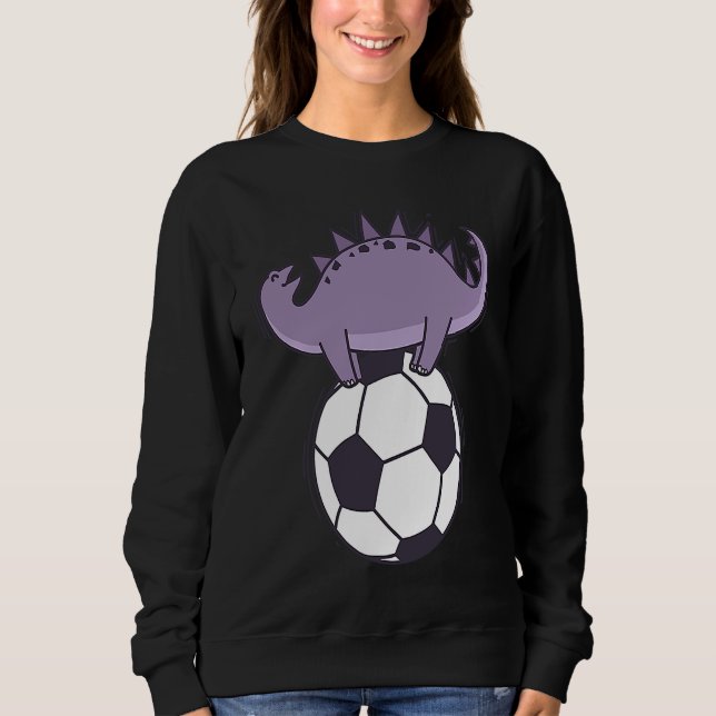Camiseta Dino loves Soccer Dinosaur Reptile (Frente)