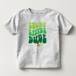 Camiseta Dino Lucky Little Dude Dia de São Patrício