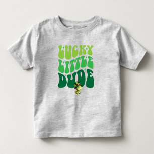 Camiseta Dino Lucky Little Dude Dia de São Patrício
