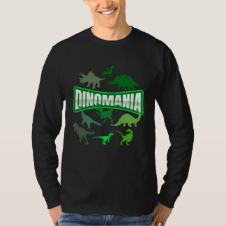 Camiseta Dino Mania Cute Cool Dinosaurs