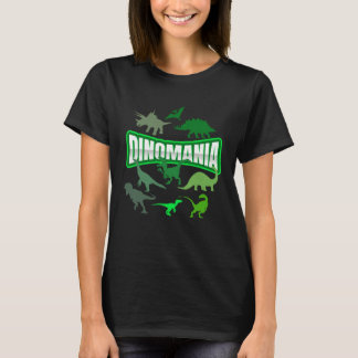 Camiseta Dino Mania Cute Cool Dinosaurs