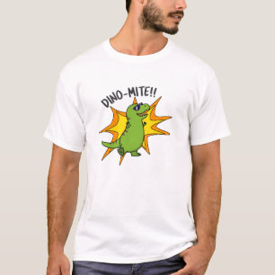 Camiseta Dino-mite Funny TRex Dinossaur Pun