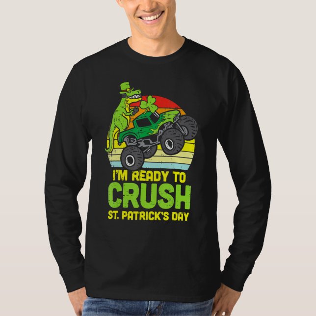Camiseta Dino Monster Truck Ready Crush Tod (Frente)
