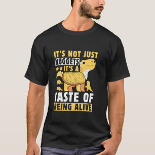 Camiseta Dino Nugget Pelúcia Dino Nugget Travesseiro Frango