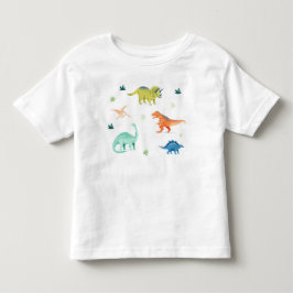 Camiseta Dino Party Jurassaz Dinossauro Colorido Aniversári