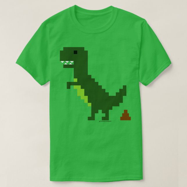 CAMISETA DINO POOP (Frente do Design)
