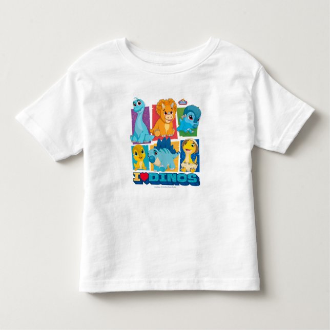 Camiseta Dino Ranch | Dinossauro Divertido e Colorido (Frente)