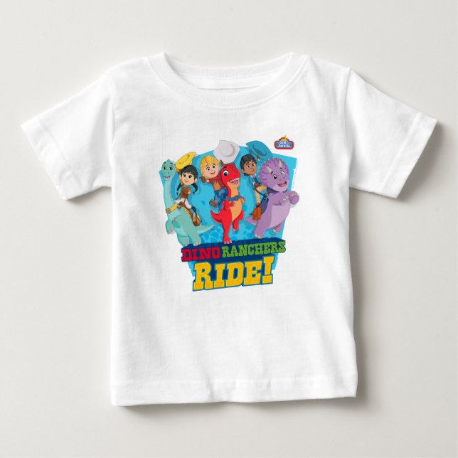 Camiseta Dino Ranch | Os Ranchers Andam! (Frente)