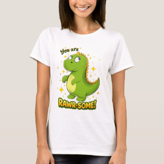 Camiseta Dino RAWR-SOME Charme