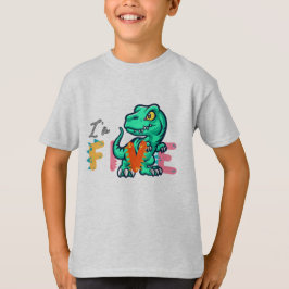 Camiseta Dino Rex, tenho 5 anos de aniversário, 5 de volta 