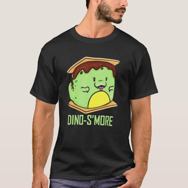Camiseta Dino Smore S'more Rex Marshmallow (Frente)