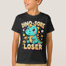 "Dino-Sore Loser" - Design de Dinossauro Triste