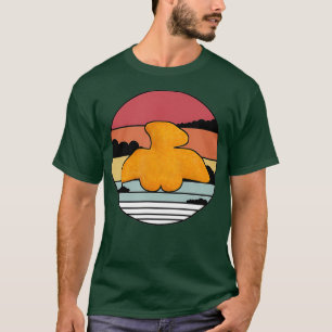 Camiseta Dino terodactilo Chicken Nugget Retro Vintage