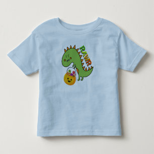 Camiseta Dino Trick ou Treat