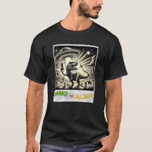 Dino UFO Selfie: Dino vs Alienígena (Man Tshirt) #
