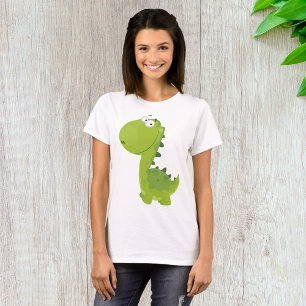 Camiseta Dino Verde Sorridente