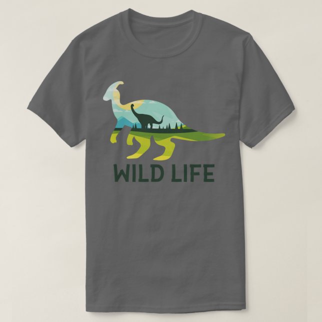 Camiseta Dino Wildlife (Frente do Design)