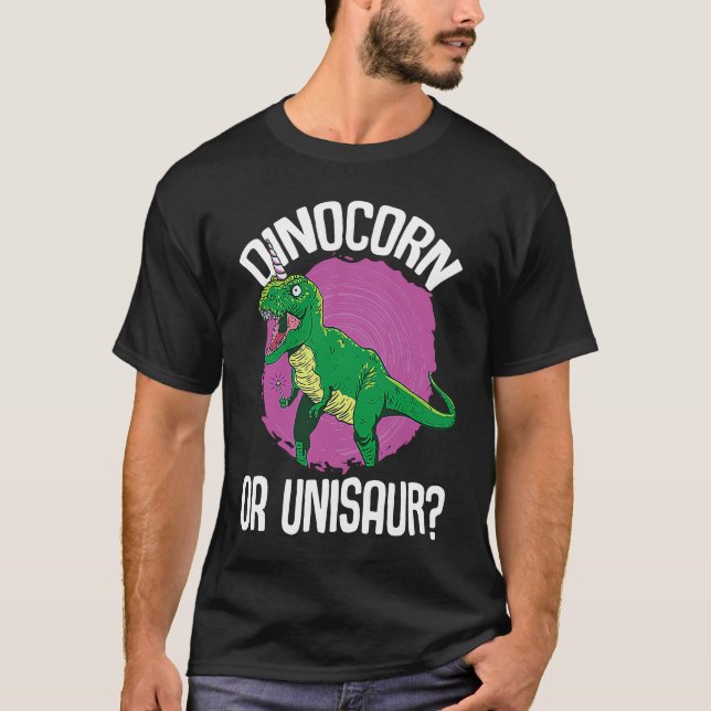 Camiseta Dinocorn or Unisaur Dinosaur Unicorn Dino (Frente)