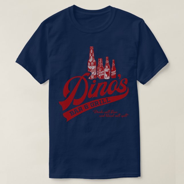 Camiseta Dinos Bar e Grill (Frente do Design)